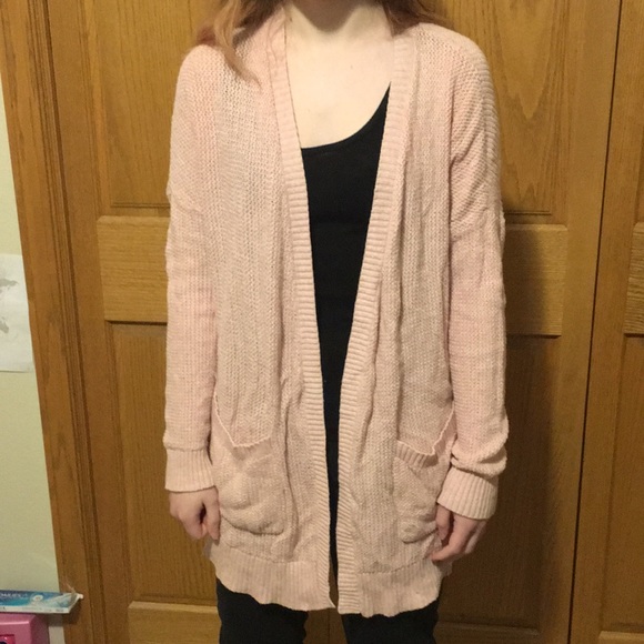 Mossimo Supply Co. Sweaters - Light Pink Boyfriend Cardigan